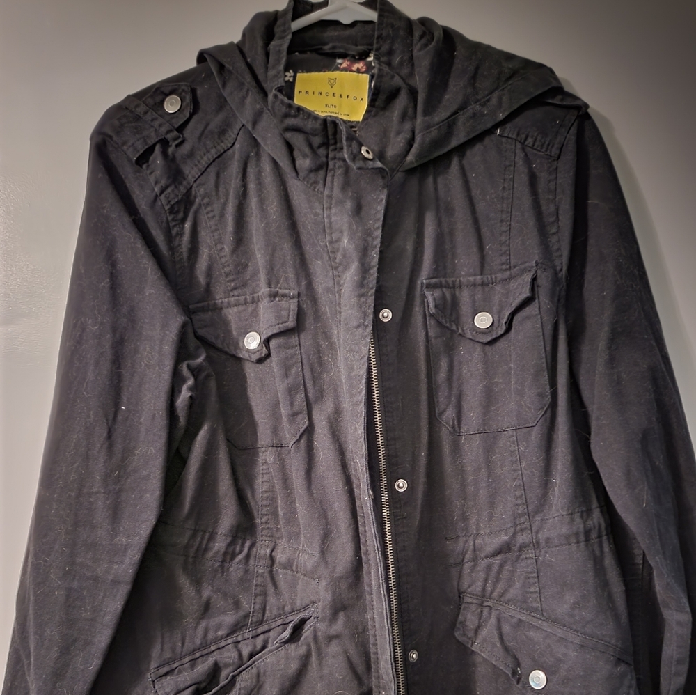 Prince and Fox black jacket size XL